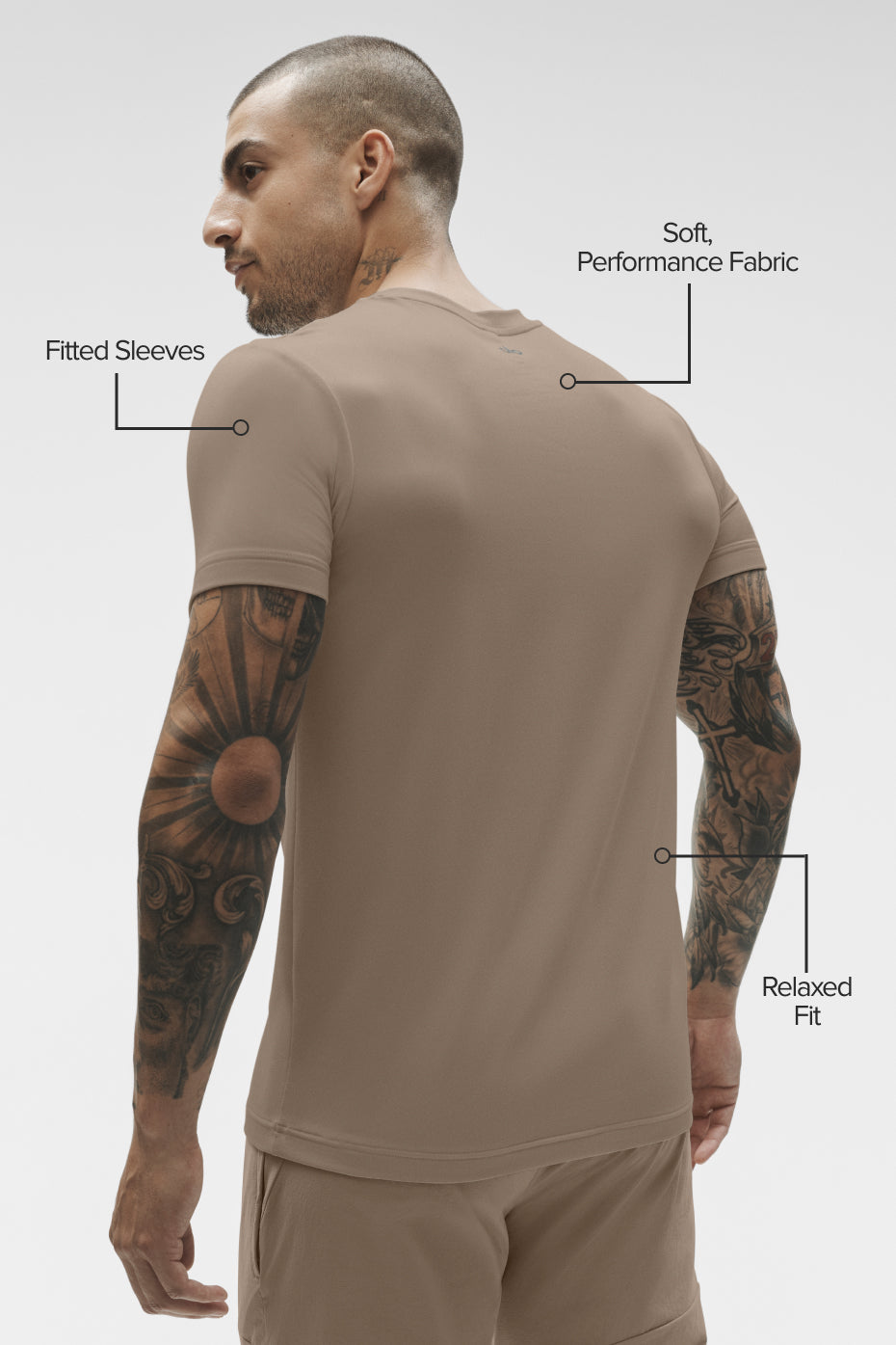 Conquer Reform Crewneck Short Sleeve - Gravel - Image 2
