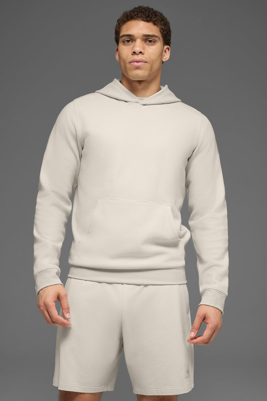 Waffle Lounge Hoodie - Bone - Image 3
