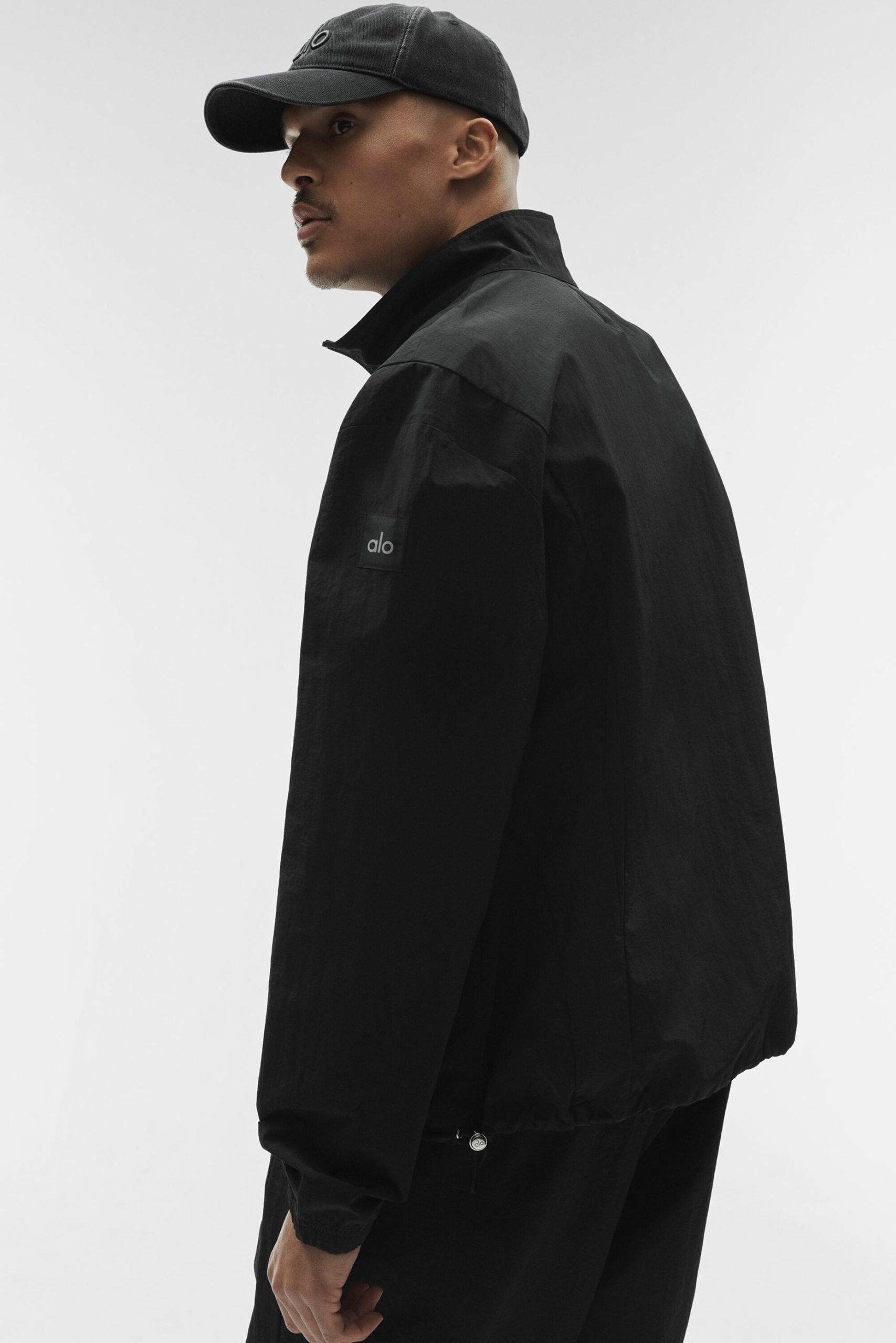 Takeaway Track Full Zip Jacket - Black - Image 4