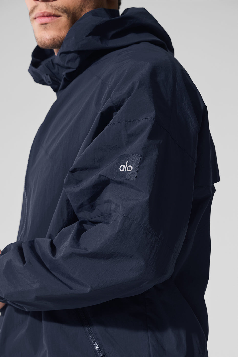 Vantage Nylon Ripstop Track Jacket - Navy - Image 3