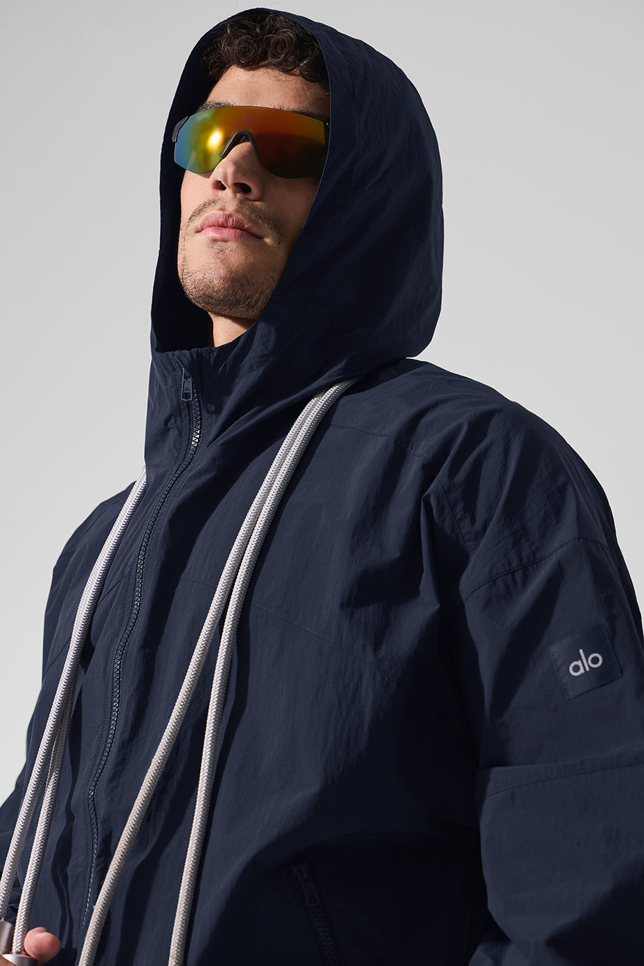 Vantage Nylon Ripstop Track Jacket - Navy - Image 5