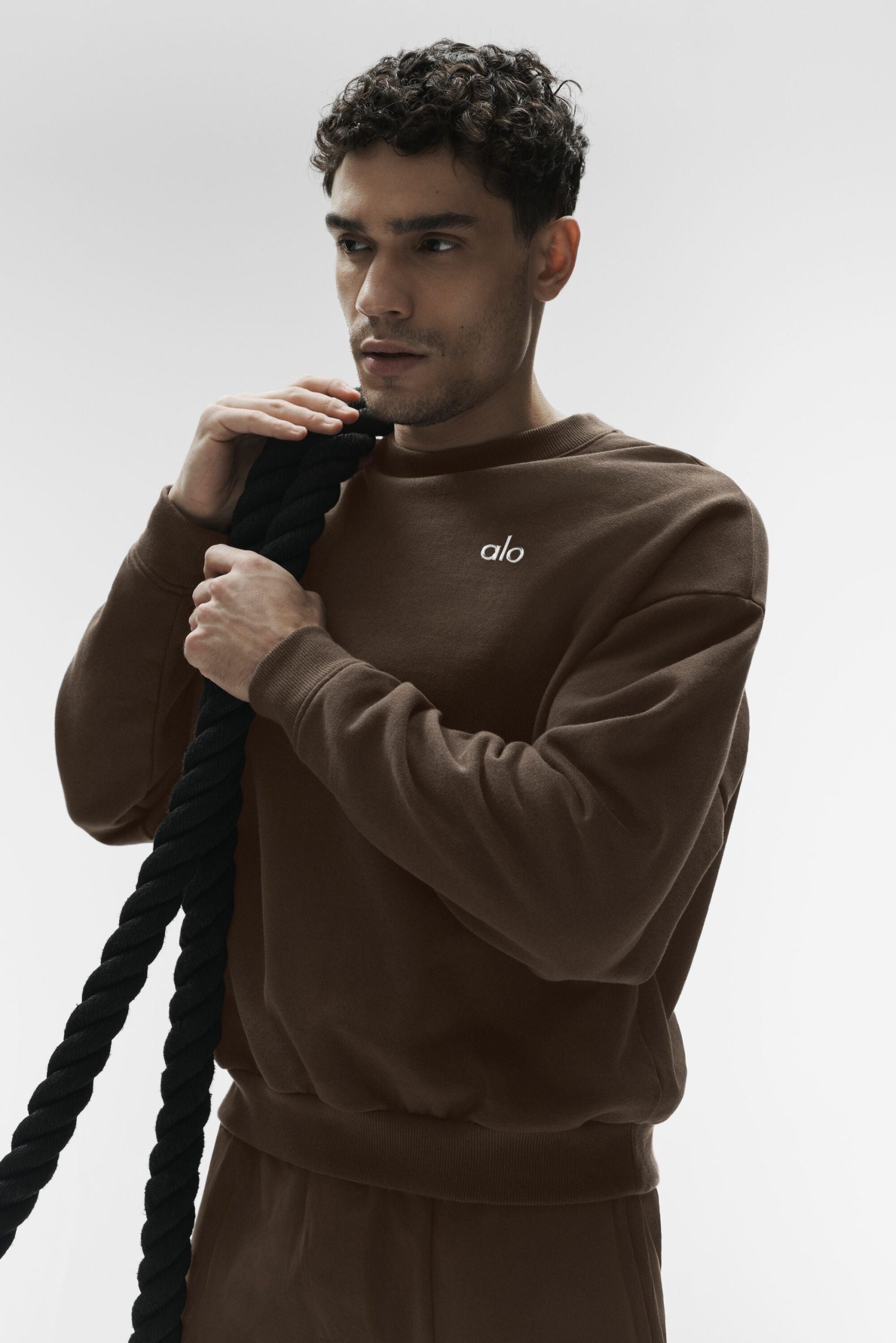 Accolade Crew Neck Pullover - Espresso - Image 5