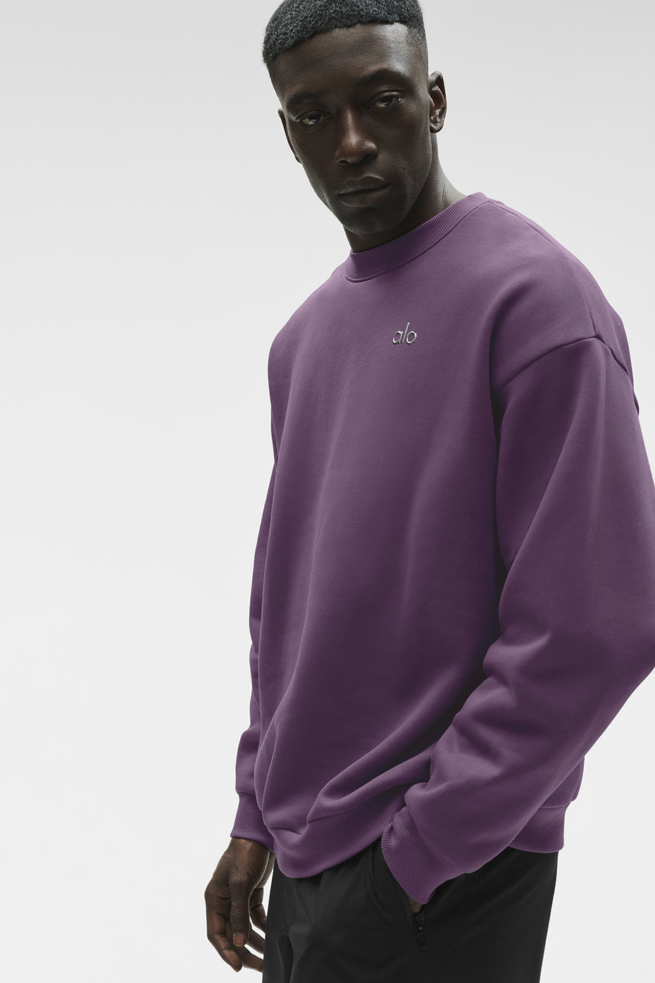 Accolade Crew Neck Pullover - Plum Kiss - Image 4