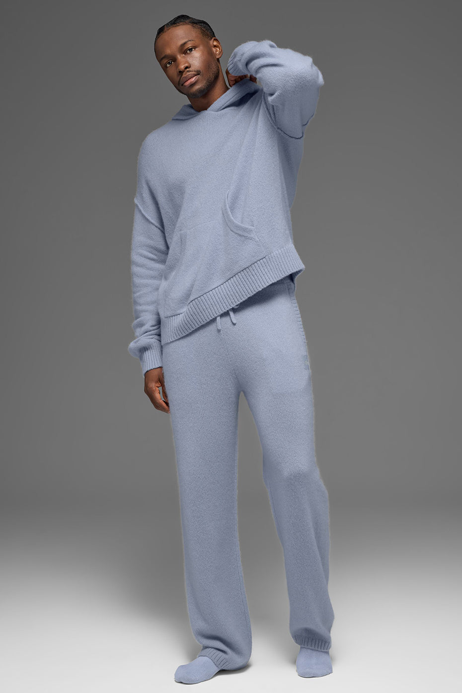 Wool Cashmere New Class Sweatpant - Winter Frost - Image 4