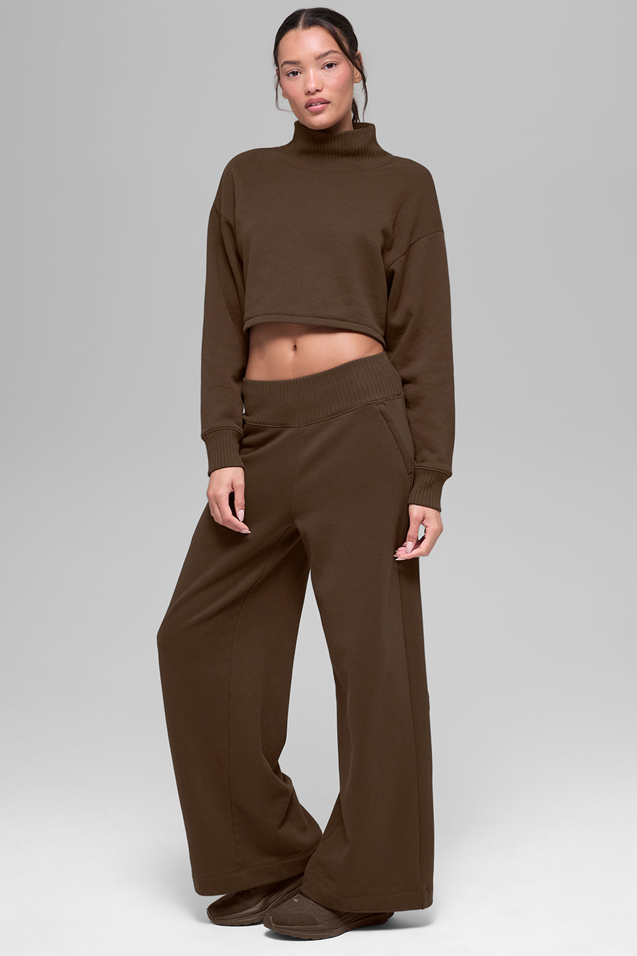 Cropped Serenity Coverup - Espresso - Image 4