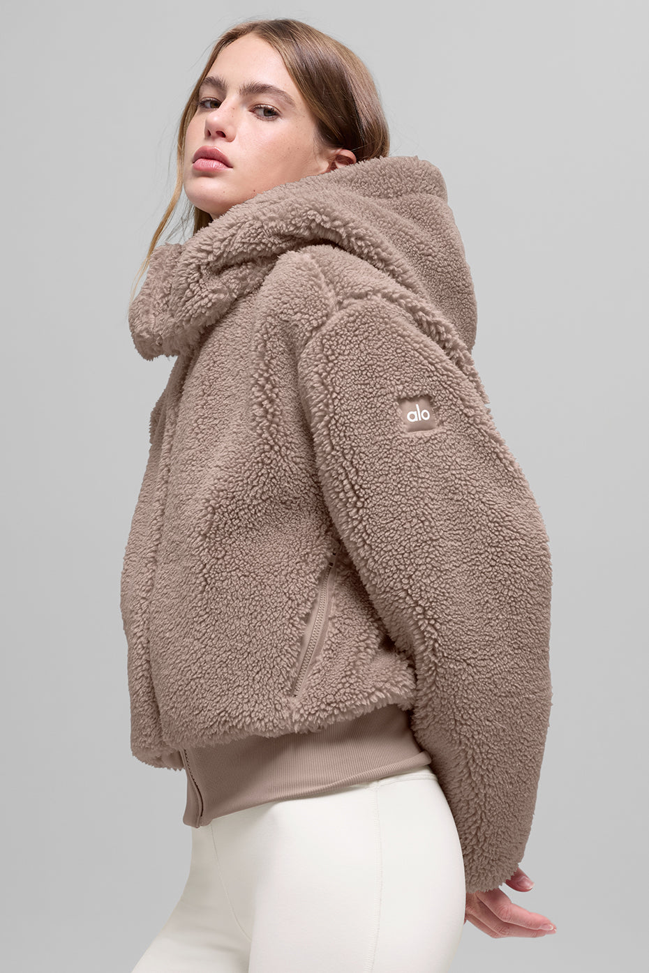 Foxy Sherpa Jacket - Chai Latte - Image 4