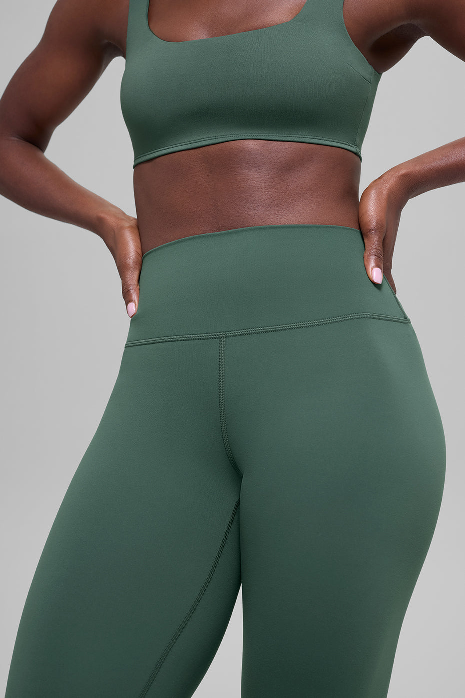 ALO Softsculpt High-Waist Legging - Clover Green - Image 3